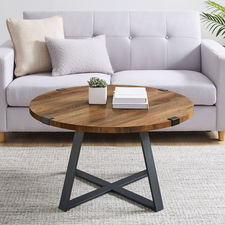 Laurel Foundry Modern Farmhouse Paramus Cross Legs Coffee Table